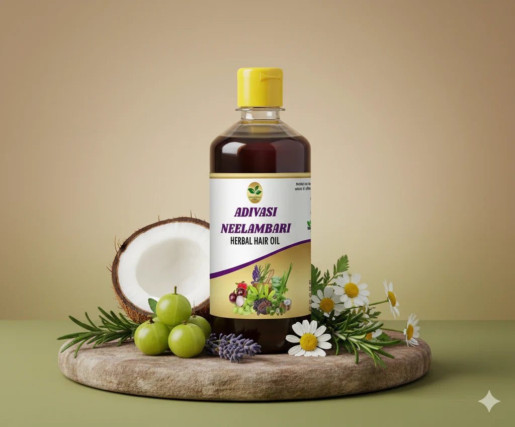 Adivasi Neelambari Herbal Hair Oil 100ML PACK OF 2
