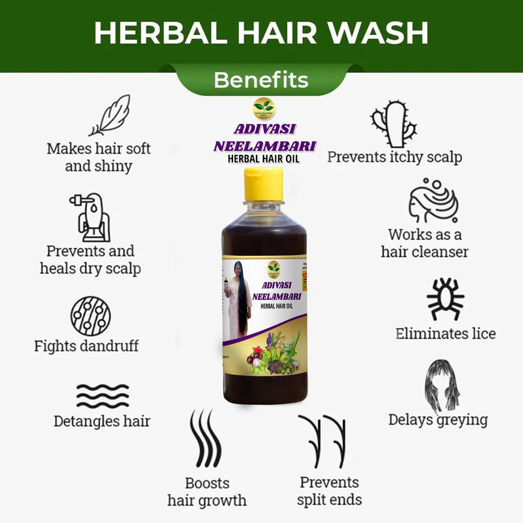 Adivasi Neelambari Herbal Hair Oil 100ML PACK OF 2